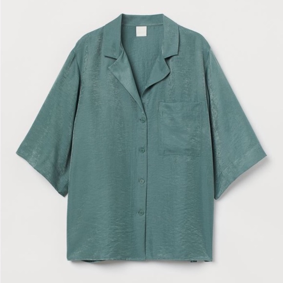 H&M Tops - H&M Lyocell-Blend Shirt